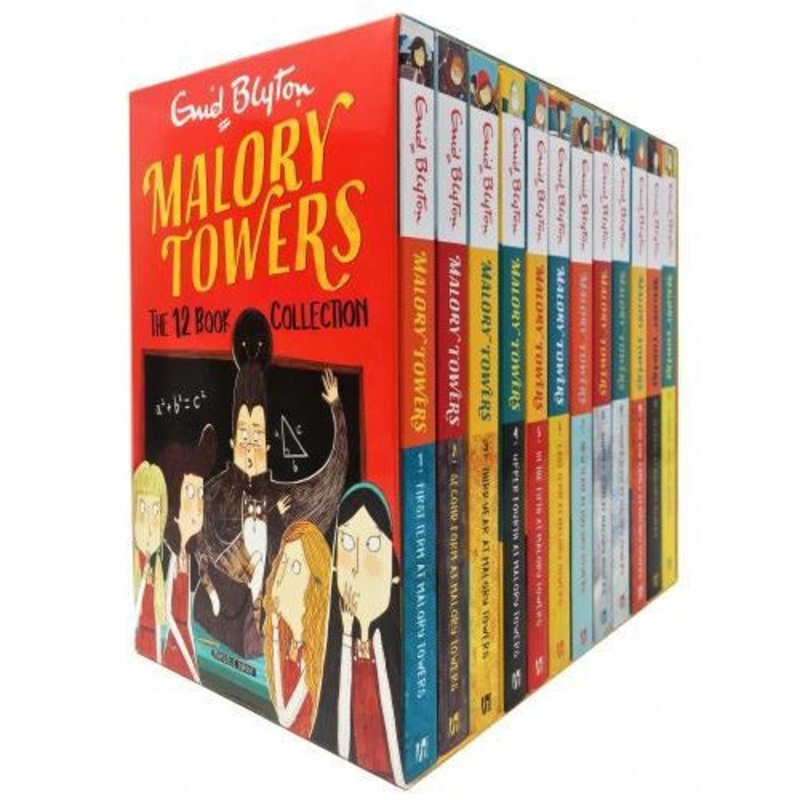 Malory Towers 12 Book Collection Set By Enid Blyton – Ages 9-14 – Paperback