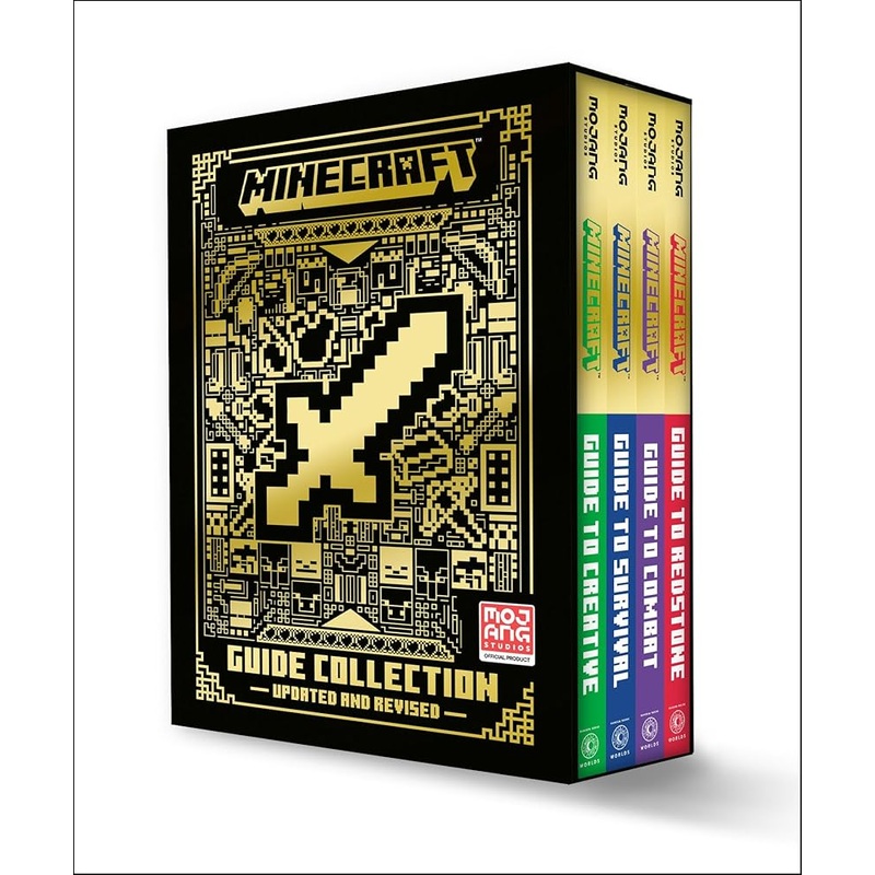 Minecraft: Guide Collection 4-Book Boxed Set (Updated): Survival (Updated), Creative (Updated), Redstone (Updated), Combat