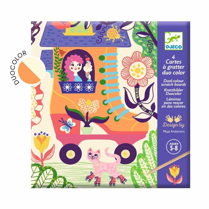 Djeco Scratch Cards – Wacky House