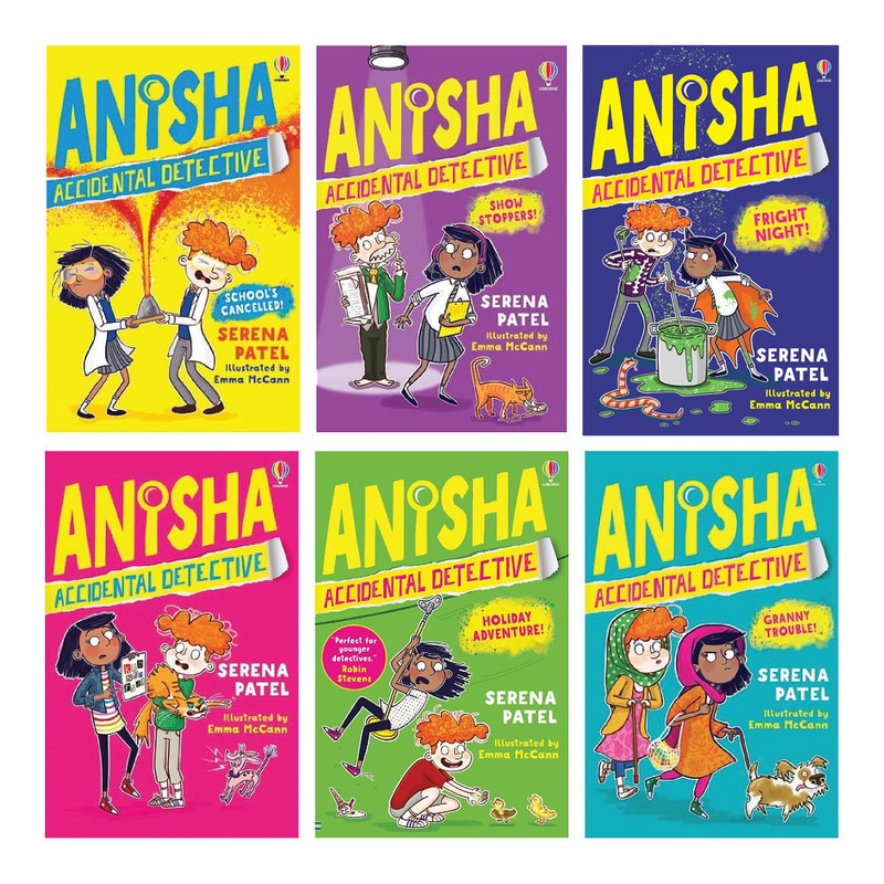 Anisha, Accidental Detective 6 Book Set | Kids’ Mystery Series by Serena Patel | Fun School Stories, Holiday Adventures & Detective Tales!