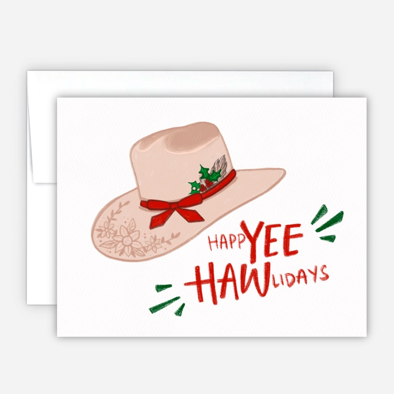 Greeting Card – Happ YEE-HAW lidays Christmas