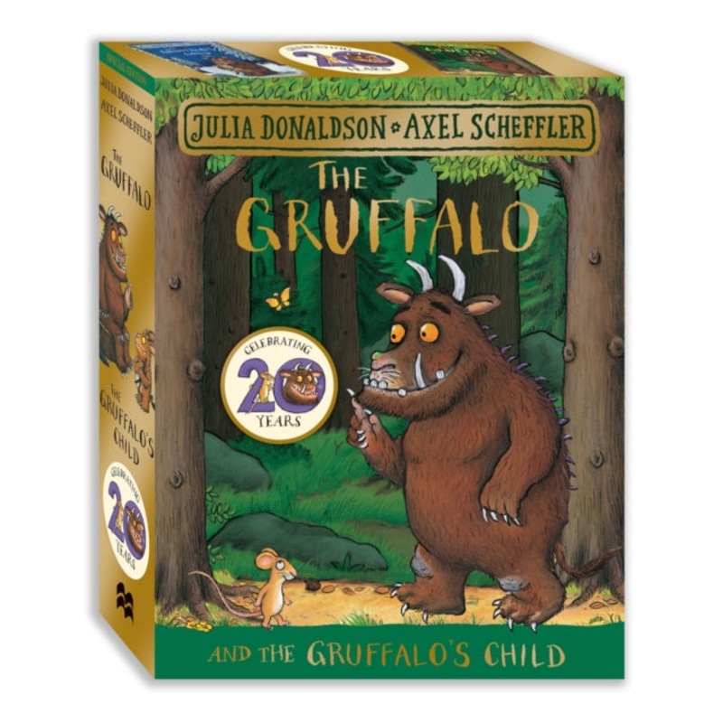 The Gruffalo and The Gruffalo’s Child 2 Books Set by – Julia Donaldson, Axel Scheffler (With Exclusive Print)