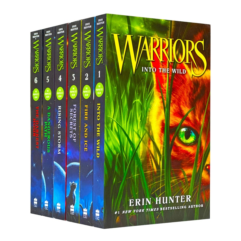 Warrior Cats Series 1 The Prophecies Begin – 6 Books Collection Set By Erin Hunter NEW COVER