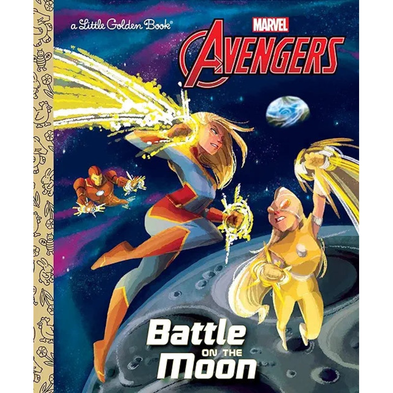 Battle on the Moon (Marvel Avengers) (Little Golden Book)