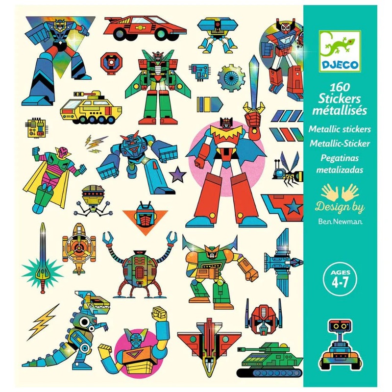 Djeco Stickers – Robots