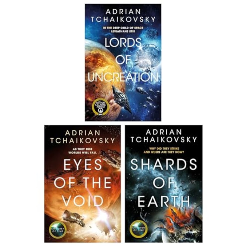 The Final Architecture Trilogy 3 Book Collection by Adrian Tchaikovsky| Shards of Earth, Eyes of the Void & Lords of Uncreation |Epic Sci-Fi Adventure