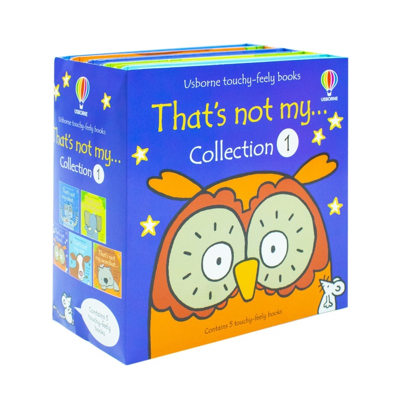 Usborne Touchy-feely books That’s not My Collection Series 1, 5 Books Set By Fiona Watt ( Robot, Elephant, Owl, Cow, Wombat)