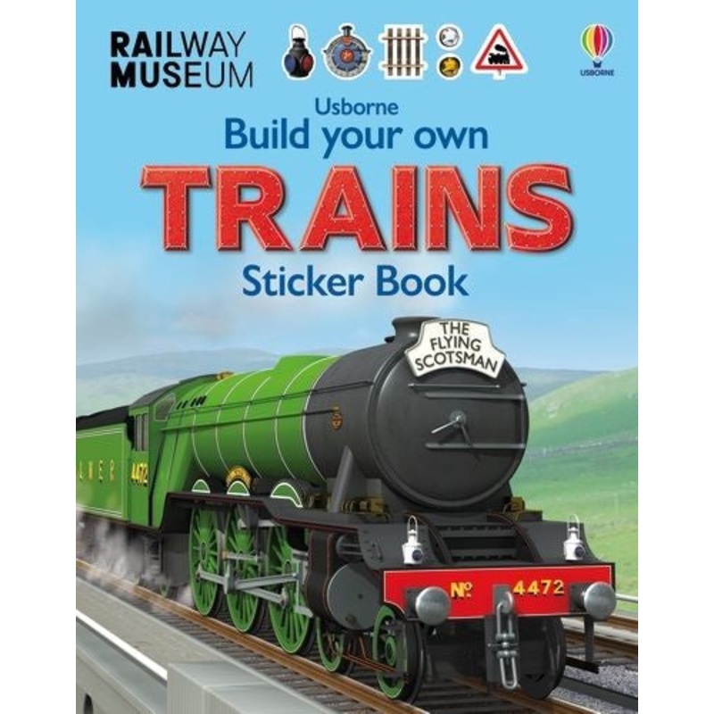 BYO TRAINS STICKER BOOK