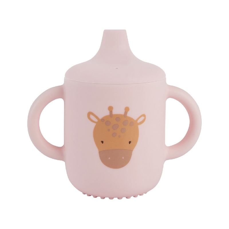 BABY GIRAFFE SILICONE SIPPY CUP