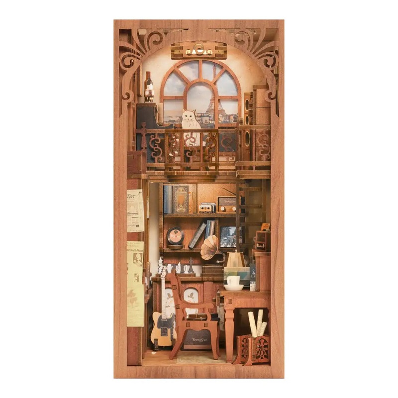 Hands Craft – DIY Book Nook Kit: The Secret Rhythm with Dust Cover