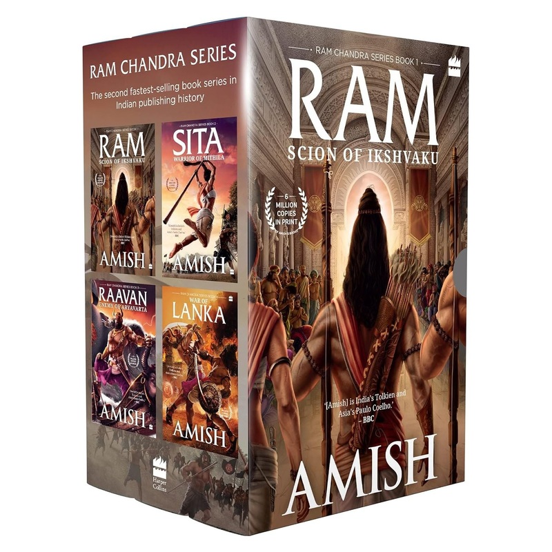 The Ram Chandra Series Boxset of 4 Books: Ram – Scion of Ikshvaku, Sita – Warrior of Mithila, Raavan : Enemy of Aryavarta, War of Lanka)