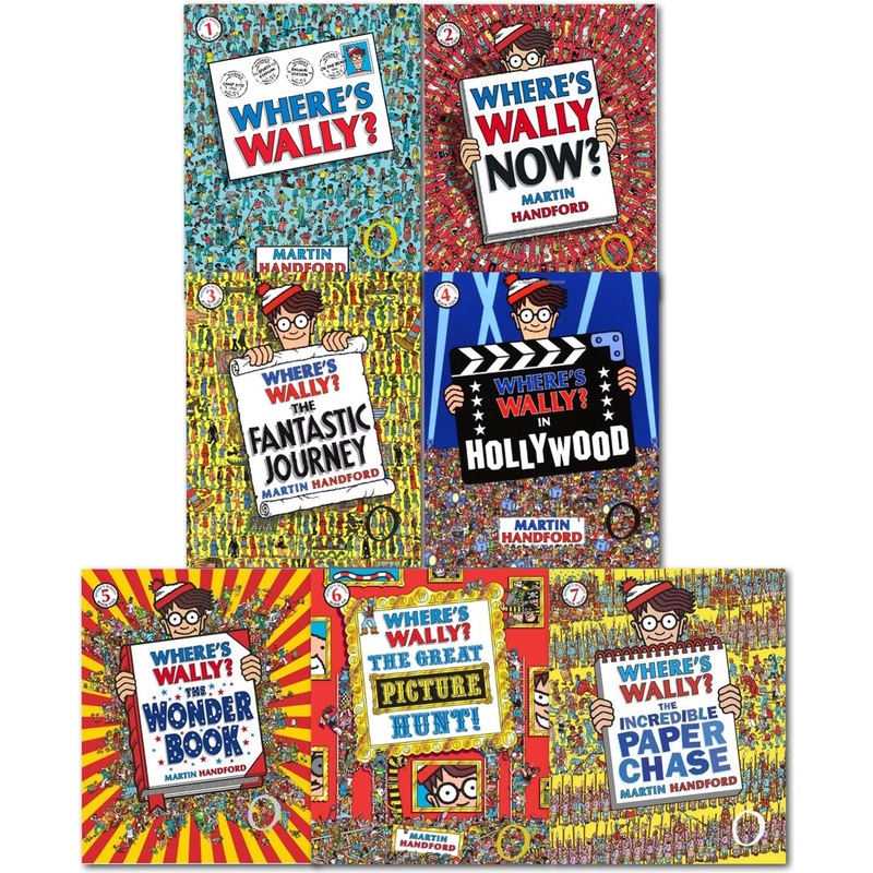 Where’s Wally Amazing Adventures 7 Books Collection Set Inc A Poster & Puzzle