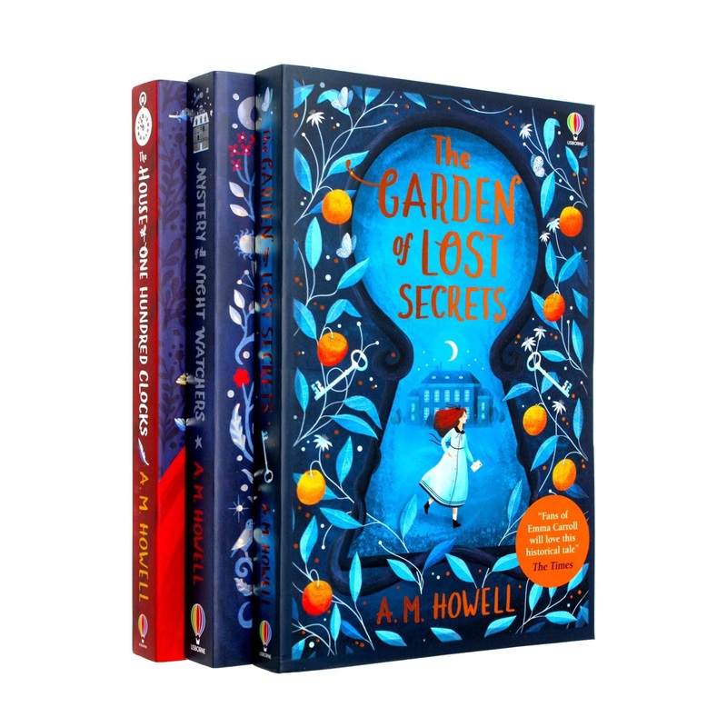 A M Howell Collection 3 Books Set (The Garden of Lost Secrets,The House of One Hundred Clocks,Mystery of the Night Watchers)