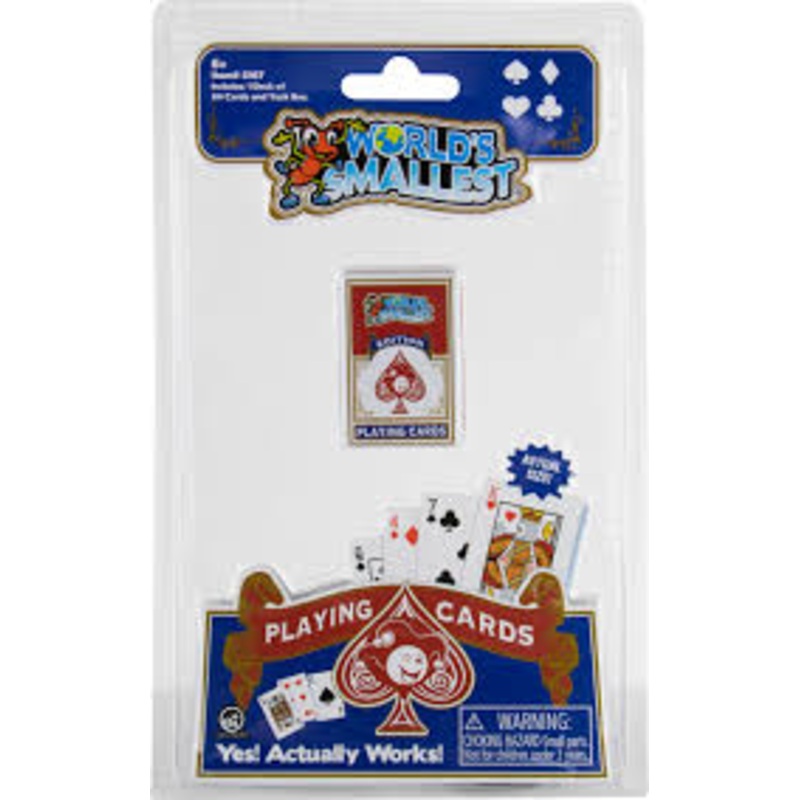 World’s Smallest Playing Cards