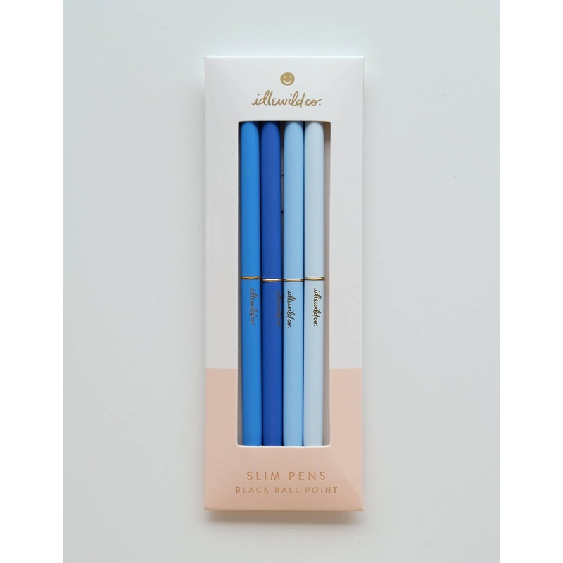 Slim Pens Set of Four | Spectrum Baby Blues