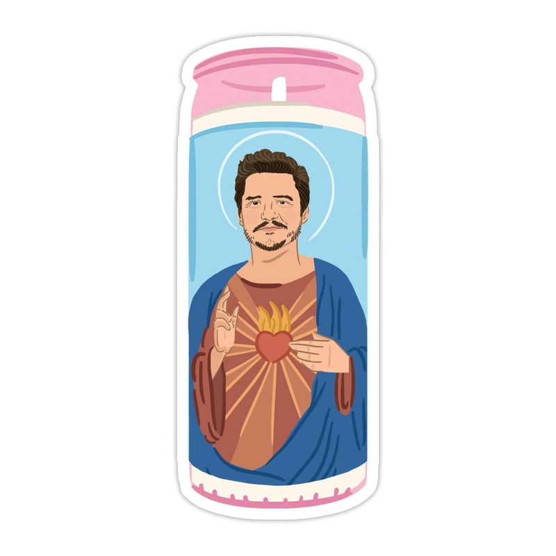 Pedro Candle Vinyl Sticker – Pedro Pascal Inspired No packaging – sent loose