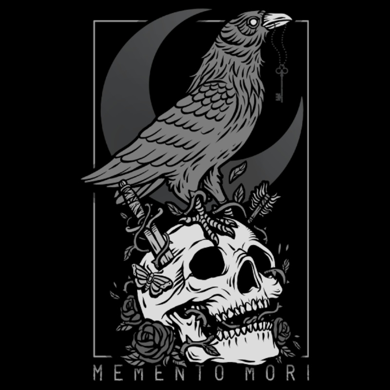 Wicked Clothes – ‘Memento Mori’ Hoodie: X-Large