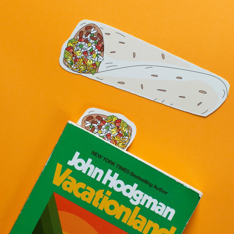 Humdrum Paper – Burrito Bookmark (it’s die cut!)