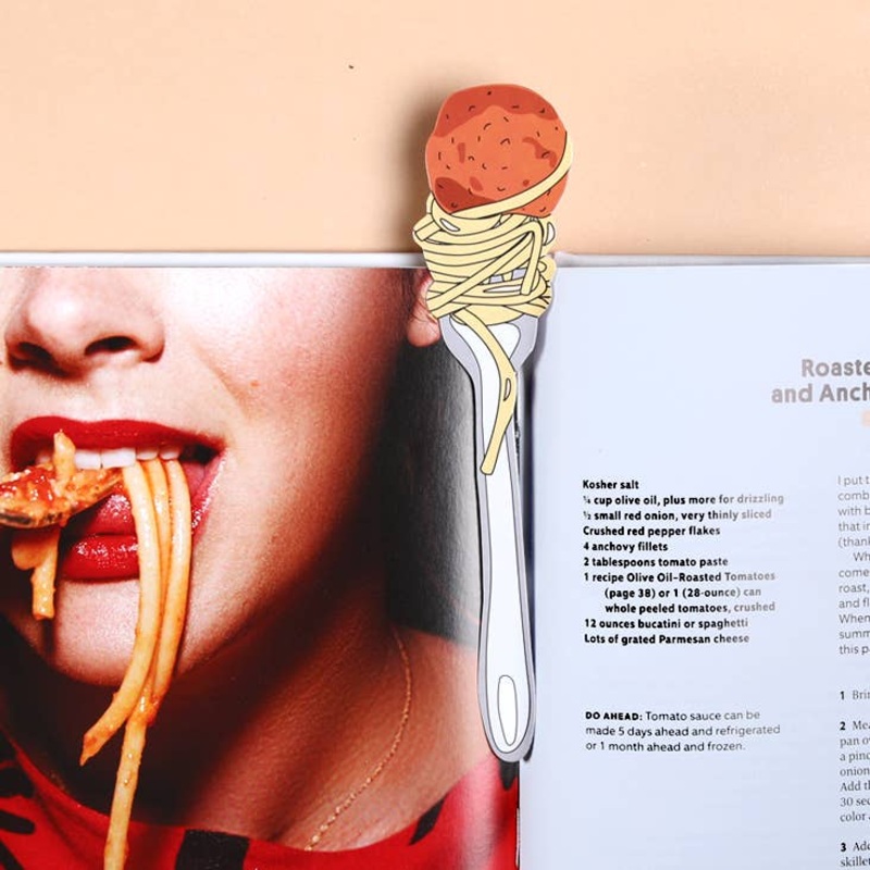 Humdrum Paper – Spaghetti and Meatball Bookmark (it’s die cut!)