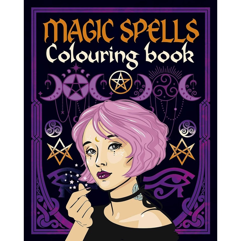 Magic Spells Coloring Book