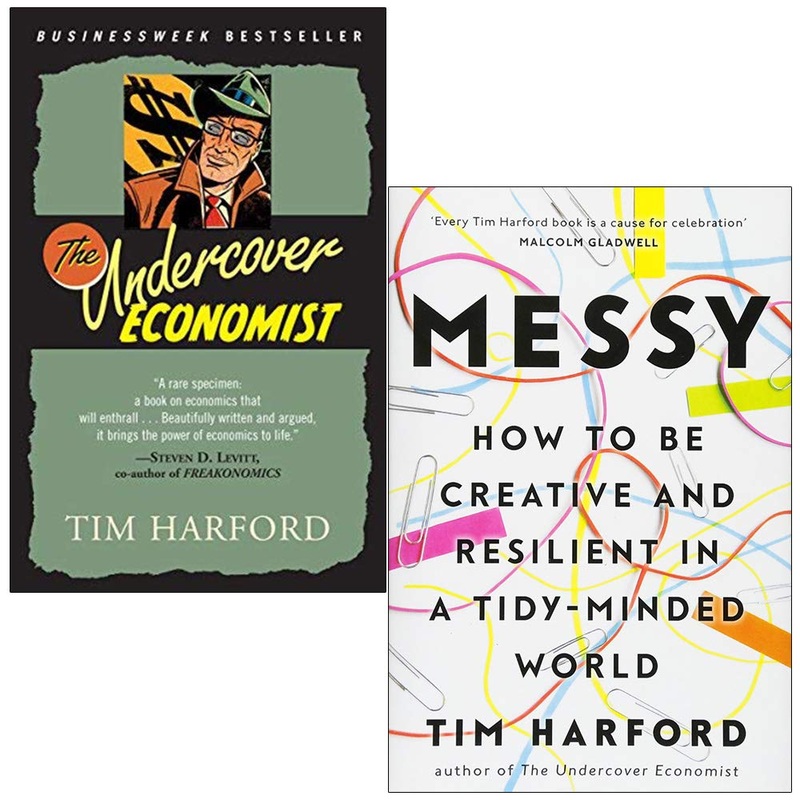 Tim Harford 2 Books Collection Set Undercover Economist and How to Be Creative…
