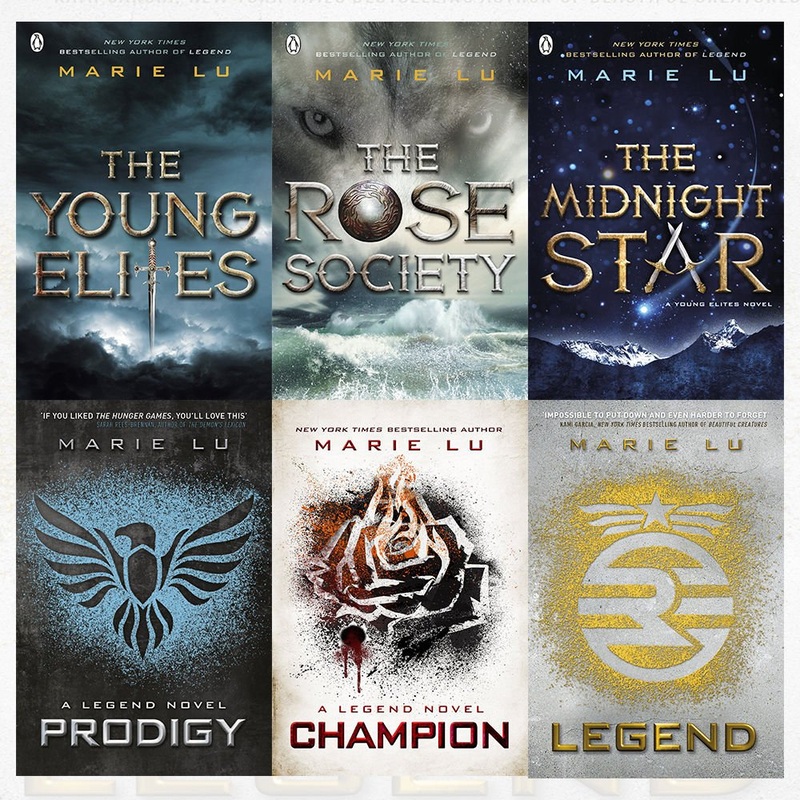 Legend Trilogy and Young Elite Trilogy by Marie Lu 6 Books Set – Legend, Champion, Prodigy, The Young Elites, The Rose Society, The Midnight Star