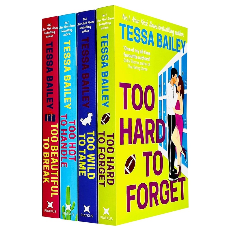 Romancing the Clarksons Series Books 1 – 4 Collection Set by Tessa Bailey (Too Hot to Handle, Too Wild to Tame, Too Hard to Forget, Too Beautiful to Break)
