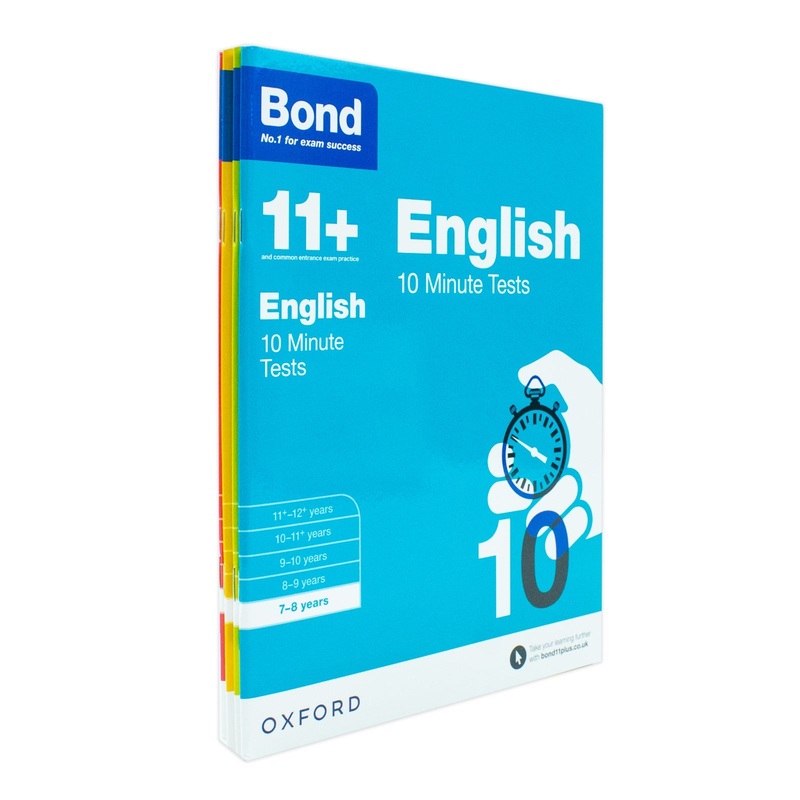 Bond 11+ Maths, English & More 10-Minute Test  Book  Ages 7-8| Practice Worksheets & Exercises to Enhance Learning & Prepare for Assessments