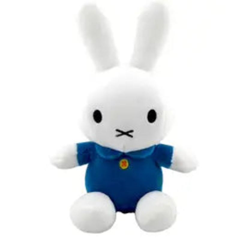 Miffy 8″ Beanbag – White w/ Blue Dress