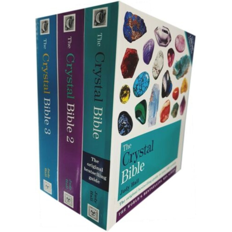 The Crystal Bible Vol 1-3 Collection  3-Book Set by Judy Hall | Guide to Healing Crystals, Energy, Spirituality, Meditation & Natural Remedies
