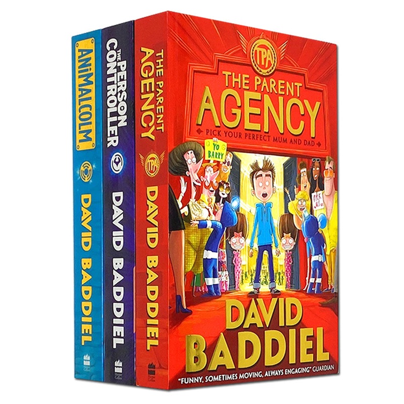 Blockbuster David Baddiel 3 Book Collection Set (The Parent Agency & More) | Funny Children’s Fiction, Adventure, Family, Imagination