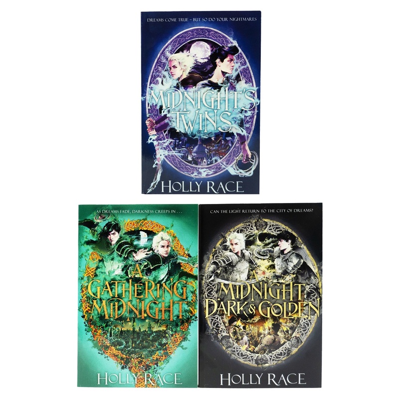 City of Nightmares Series 3 Books Collection Set by Holly Race (Midnights Twins, A Gathering Midnight & A Midnight Dark & Golden)