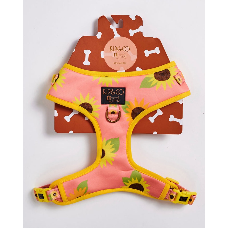 Sunflower Sunshine Dog Harness Large