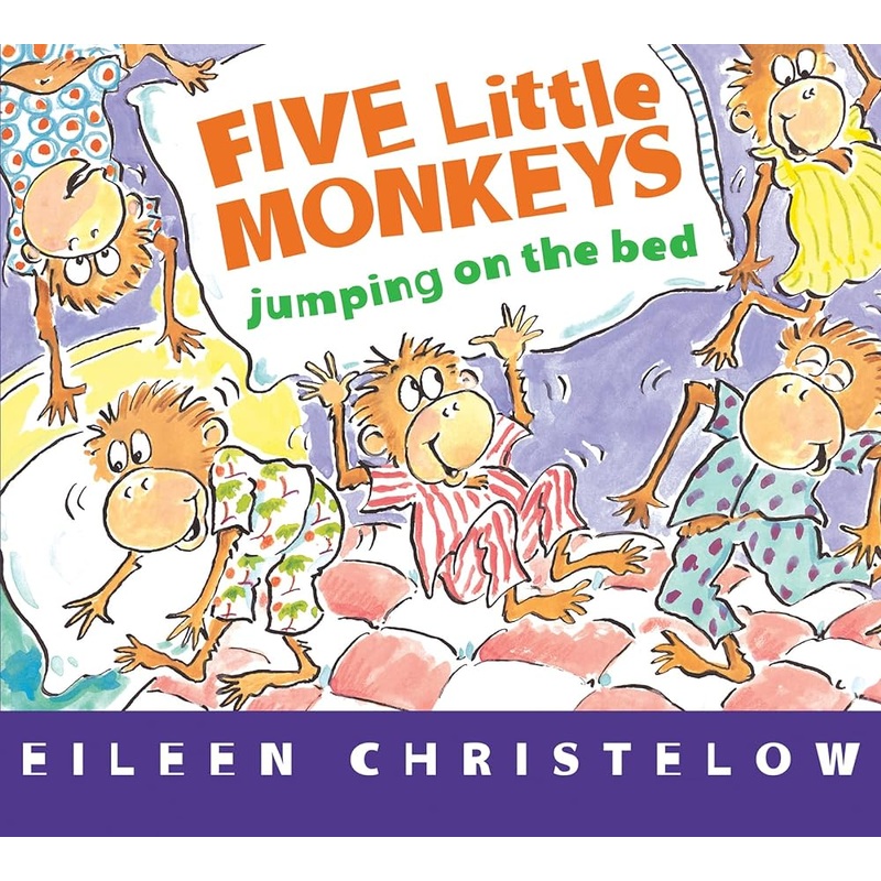 Five Little Monkeys Jumping on the Bed Board Book (A Five Little Monkeys Story)