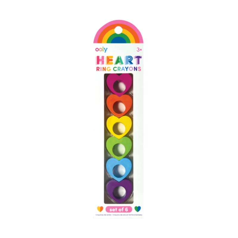 Heart Ring Crayons – Set of 6