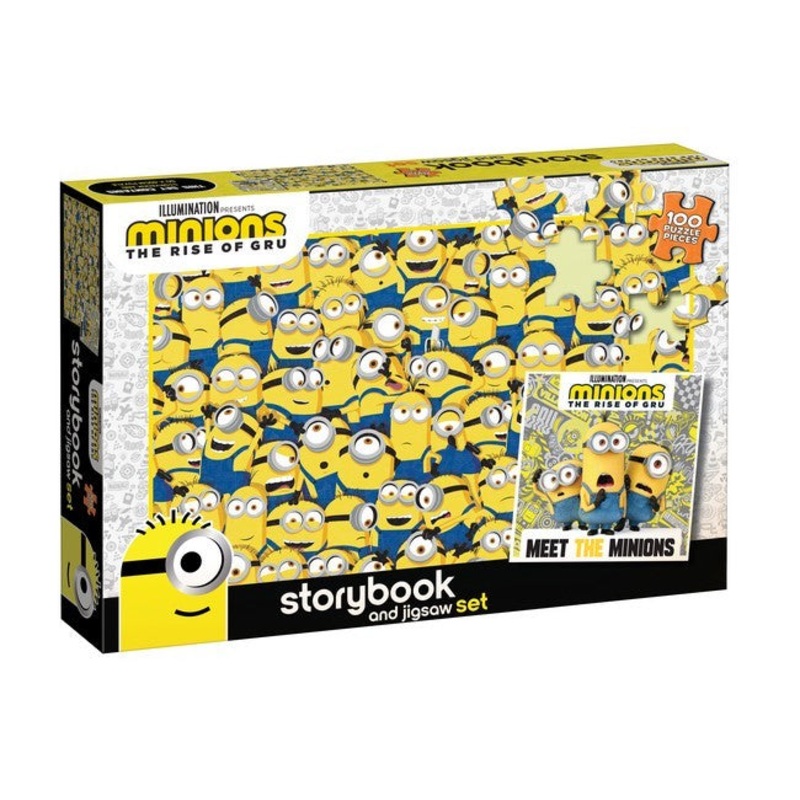 MINIONS 2 BOOK AND PUZZLE