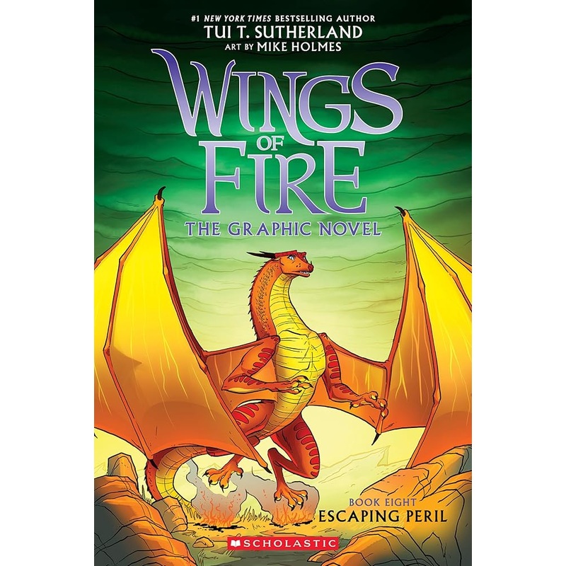 Escaping Peril: A Graphic Novel (Wings of Fire Graphic Novel #8) (Wings of Fire Graphix) by Tui T. Sutherland, Mike Holmes