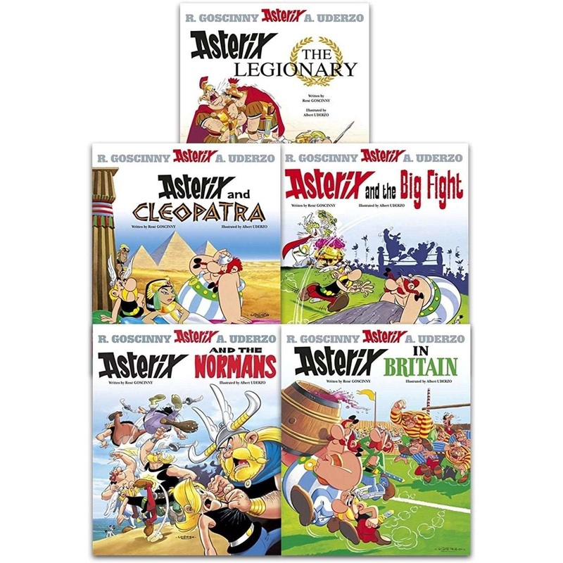 Asterix the Legionary Series 2  5 Book Collection Set (6-10) | Asterix in Britain & More | Kids’ Adventure Comics, Illustrated Books by Rene Goscinny