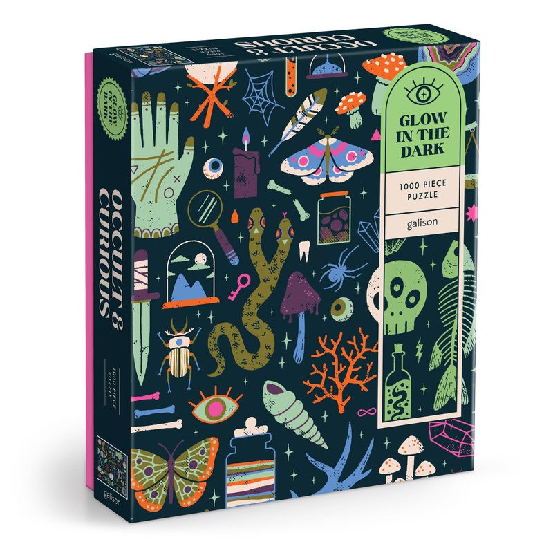 Galison: Occult and Curious 1000 Piece Glow in the Dark Puzzle