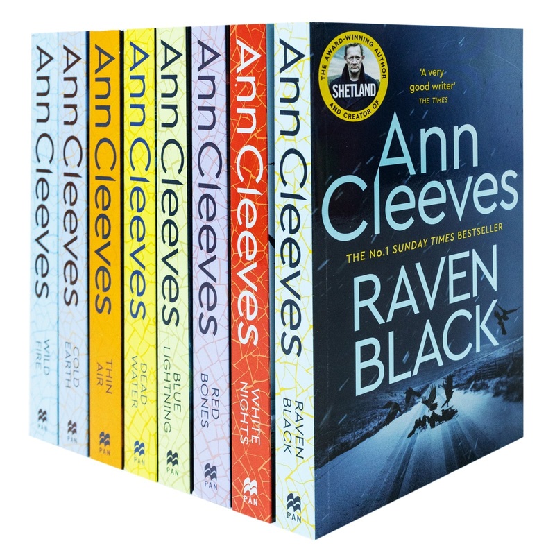 Shetland Series 8 Books Set Collection by Ann Cleeves, Raven Black, Wild Fire…