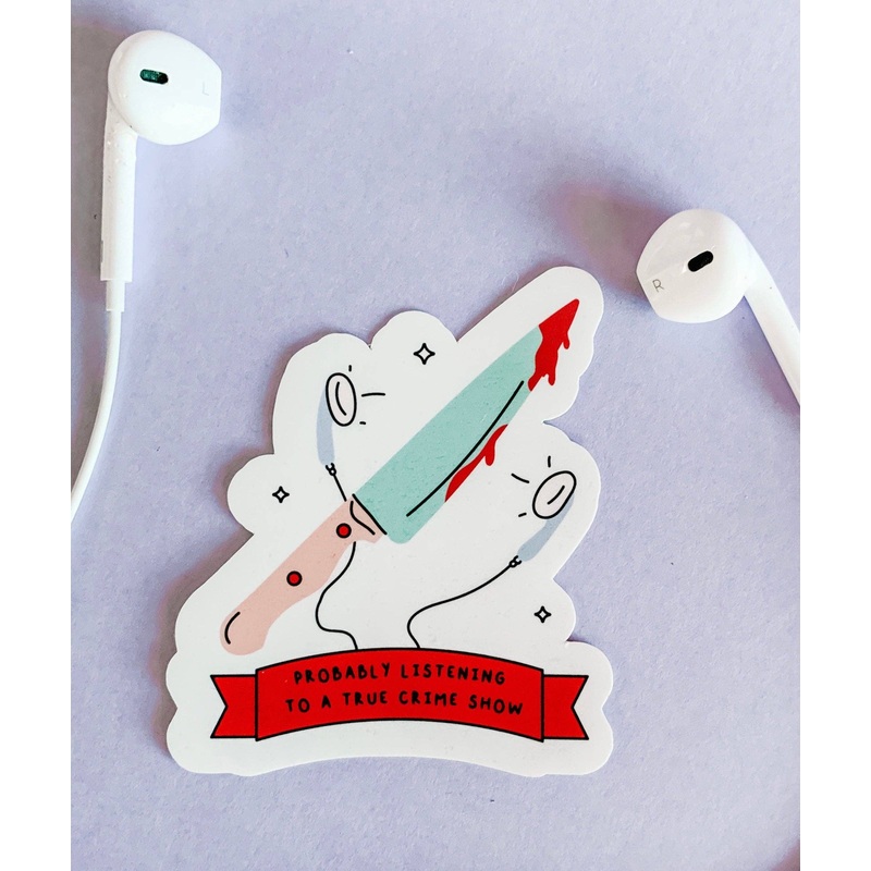 True Crime Sticker