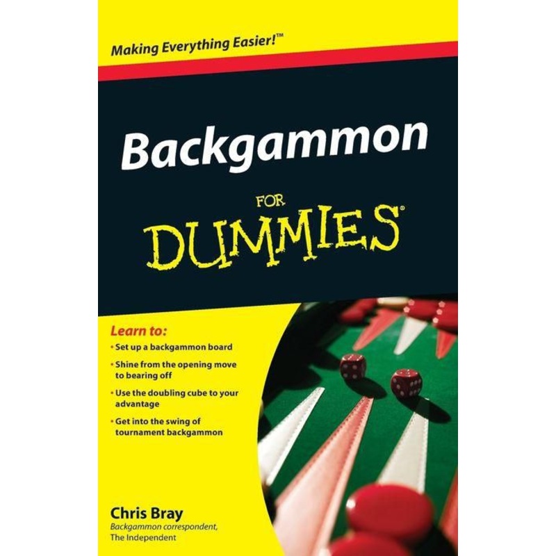 Backgammon For Dummies Paperback