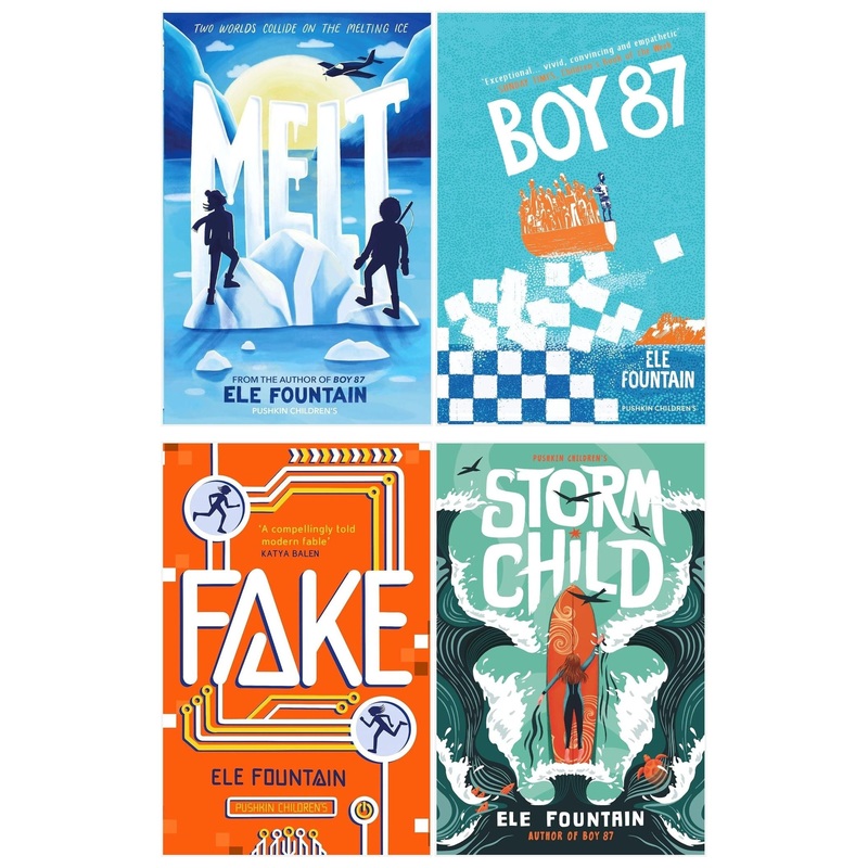 Ele Fountain 4 Books Collection Set (Fake, Boy 87, Storm Child, Melt)