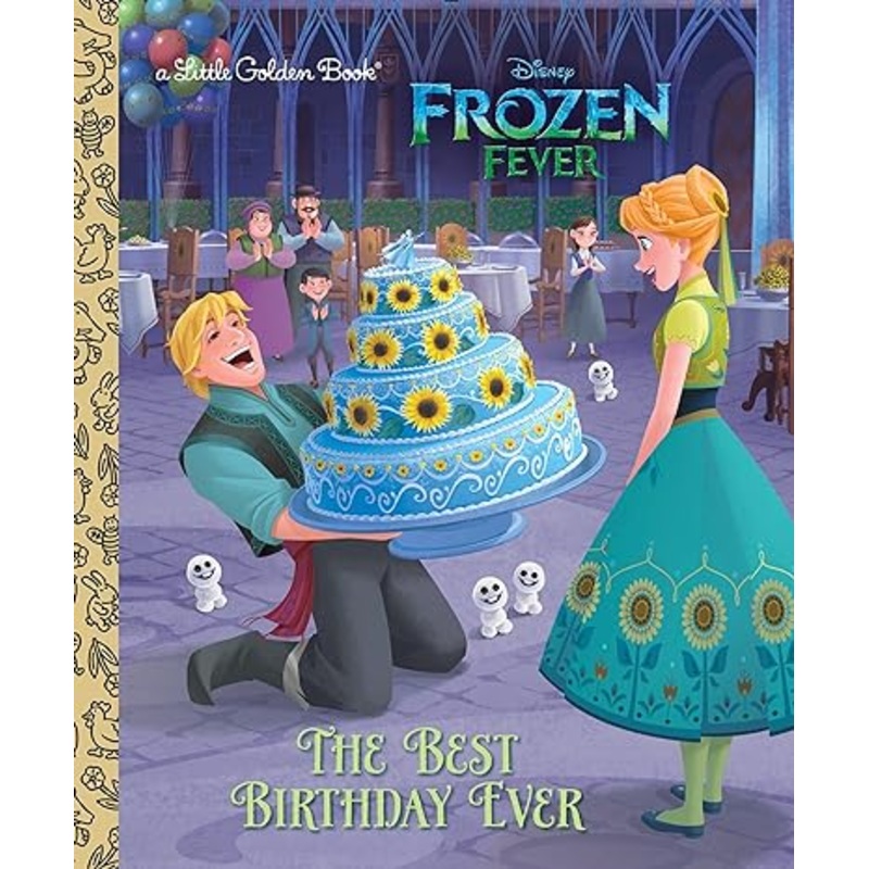 The Best Birthday Ever (Disney Frozen) (Little Golden Book)