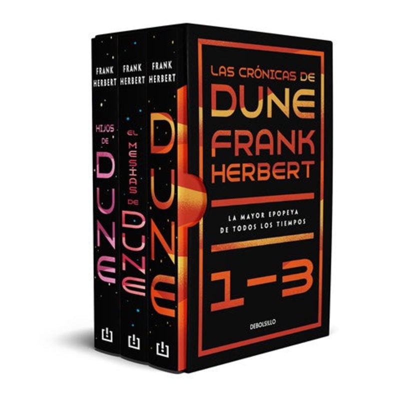Estuche Las crnicas de Dune: Dune, El mesas de Dune e Hijos de dune