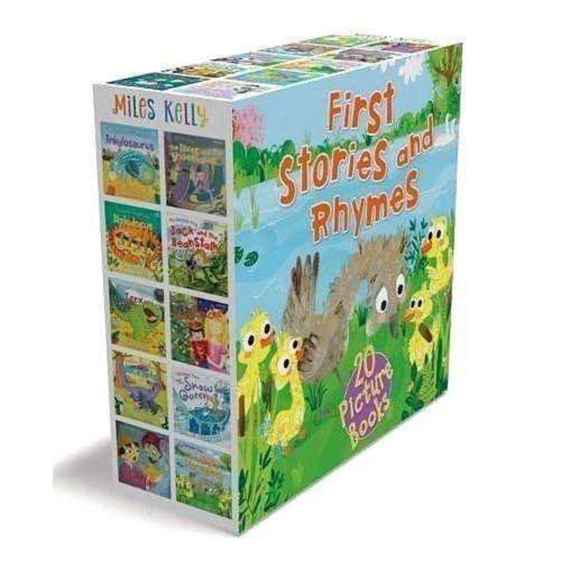 First Stories and Rhymes 20 Book Set Collection Pack – Fairy tales illustrated children books