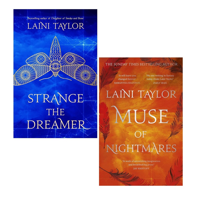 Strange the Dreamer Series 2 Book Set by Laini Taylor – Fantasy Adventure, Muse of Nightmares, Young Adult Magic Novels, Bestsellers Collection