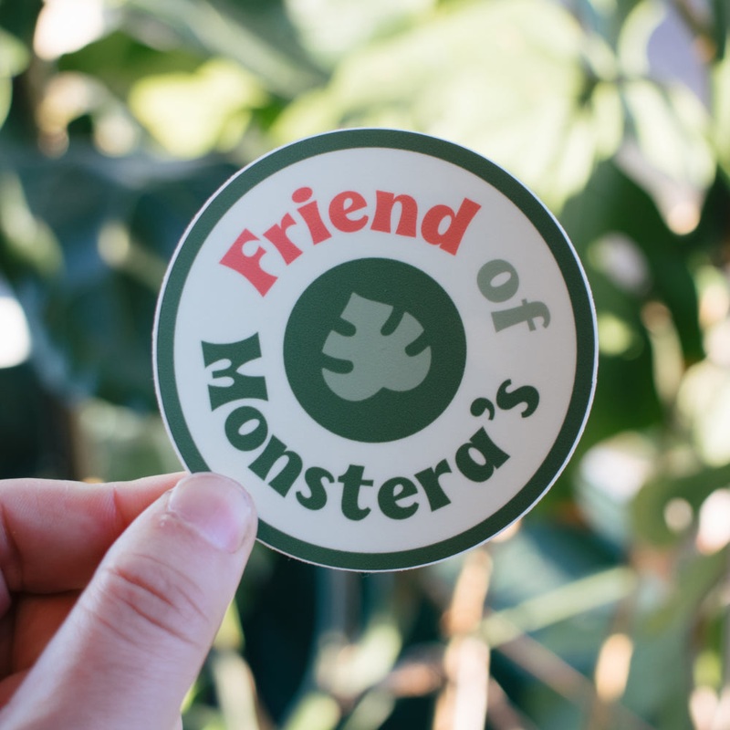 Friend of Monstera’s Sticker