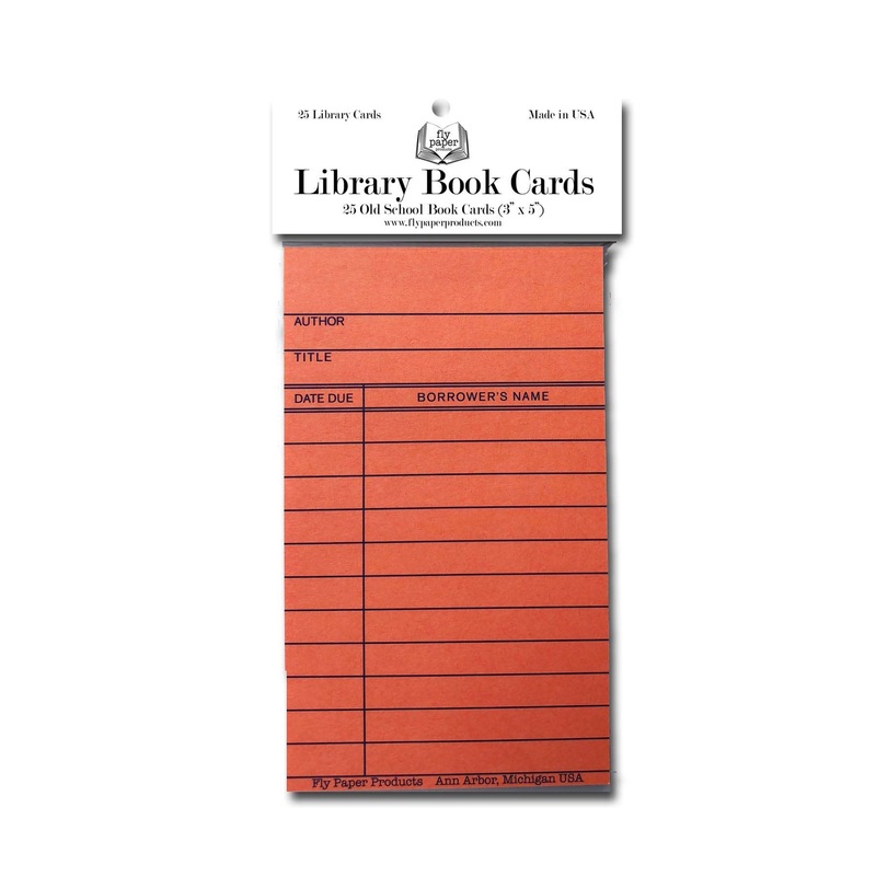 25 Assorted Vintage Nostalgia Library Card Pack Assorted
