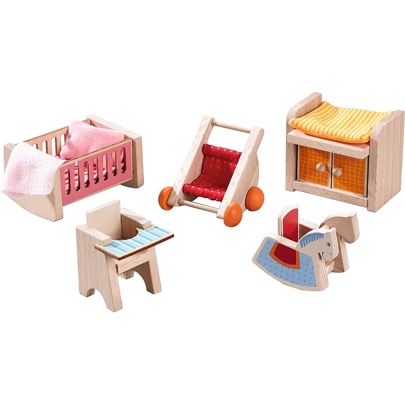 HABA LITTLE FRIENDS DOLLHOUSE NURSERY FURNITURE